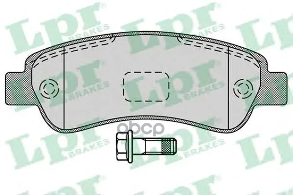 Колодки Тормозные Citroen Jumper/Fiat Ducato/Peugeot Boxer(250) 06- Задние Lpr 05p1289 Lpr арт. 05P1289