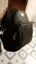 De las mujeres de la moda pequeña mochila chicas mochilas negro mochilas para mujer moda para chicas mujer bolsas mochila cuero bolso Negro Bolsa de la escuela