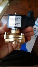 Válvula Solenoide normalmente cerrada, válvula de agua, bobina completamente cerrada IP65 G3/8 G1/2 G3/4 G1 G1-1/4 G1-1/2 G2 AC220V DC12V 24V
