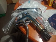 Bathroom Basin Faucet Tap-Sink-Faucet-Mixer Shower-Head Chrome Single-Handle Hot-And-Cold-Water-Hose