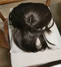 EASIHAIR-Peluca de BoBo marrón oscuro con flequillo, sintética, ondulada, de capa media, para mujeres negras, Cosplay, fiesta, resistente al calor, Natural