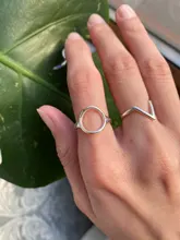 Plata Vintage Bohemia Color círculo anillos para las mujeres mujer Anillos De Compromiso joyería estilo bohemio Vintage regalos de navidad