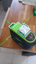 Laser-Level Cross-Line Green-Beam Li-Ion-Battery Huepar 3x360 Bluetooth 3D with Connectivity