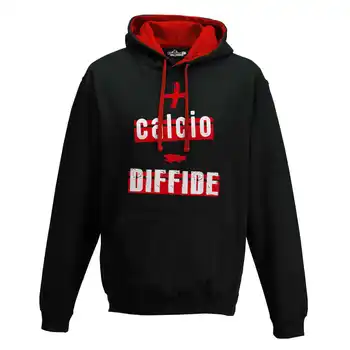 

Hood Sweatshirt Two-Color Football Funny Funny More Football Less Diffide 2 S