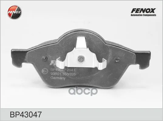 Колодка Тормозная Дисковая Fenox Bp43047 FENOX арт. BP43047