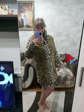 Abrigos de leopardo para mujer, abrigo de piel sintética de alta calidad, Chaqueta de felpa cálida de lujo para invierno, moda, prendas de vestir