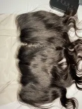 Unice-Cabello humano brasileño ondulado transparente de 8-18 pulgadas, cabello Remy con encaje Frontal 13x6, sin oreja, prearrancado, 150%