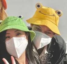 Sombrero de cubo de rana para mujer y niño, gorra de béisbol de rana Panamá, cubierta plegable de pescador, sombrero de rana para caza y pesca al aire libre