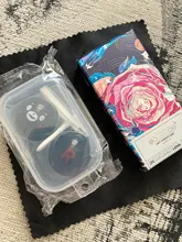 MOONZI verde anual lente de contacto de lentes de contacto para los ojos pequeña hermosa alumno 2 unids/par grado de miopía receta