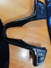 PUFEITE-Botón de volante para Hyundai VERNA SOLARIS, botón de control de música y volumen de audio