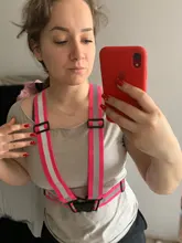 Chaleco reflectante de alta visibilidad Unisex, chaleco de seguridad en ciclismo para correr al aire libre, correa elástica ajustable, trabajo fluorescente, venta al por mayor