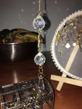 Atrapasueños solar geométrico, chapado en oro