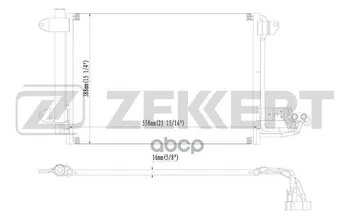 

Radiator cond. Audi A3 II 03-skoda Octavia (1Z _) 04-superb (3 T _) 08-vw Golf V VI 03-jetta v zekkert art. mk-3003