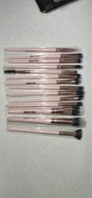 Makeup-Brushes Powder Eyeshadow Eyelash-Eyebrow Blending-Eyeliner Pink Beauty MAANGE