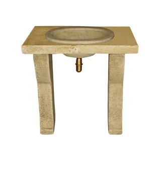 

Cabinet Pile Washbasin for inner or outer concrete-Rustic stone 75x55x80cm.