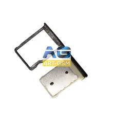 SIM лоток(Держатель сим карты) HTC M9( 2 в 1) Black