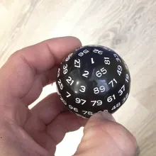 Dices Board-Game Polyhedral-Dice Table Acrylic 100-Sides D100 