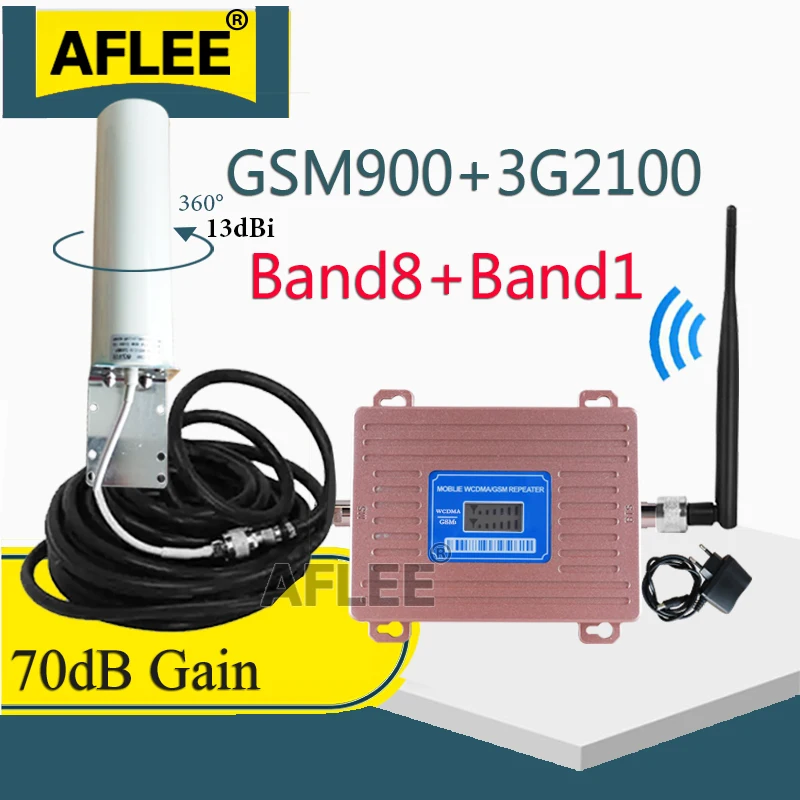 900 1800 2100 GSM Repeater 2G 3G 4G Cellular