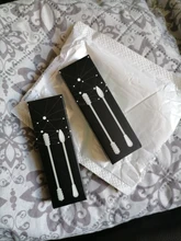 Bastoncillos de algodón reutilizables para limpieza de orejas, bastoncillos de silicona para cosméticos, para limpieza de maquillaje y táctil, envío directo, 2 uds.