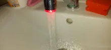 Nozzle Led-Head Water-Sprayer Light-Up KITCHEN-FAUCET-FILTER Access Bathroom for Shining