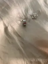 Pendientes con Clip de Cruz para mujer y niña, 2 uds., aretes de Zirconia cúbica, perlas, sin Piercing