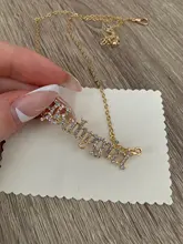 Lost Lady-collar de circonita para mujeres, collares colgantes para mujeres, cadena de fuente inglesa antigua, regalo de novia, joyería al por mayor