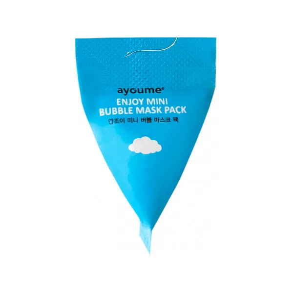 Ayoume Пузырьковая очищающая маска в пирамидках Bubble Mask Pack. Корейская косметика. ► Photo 2/2