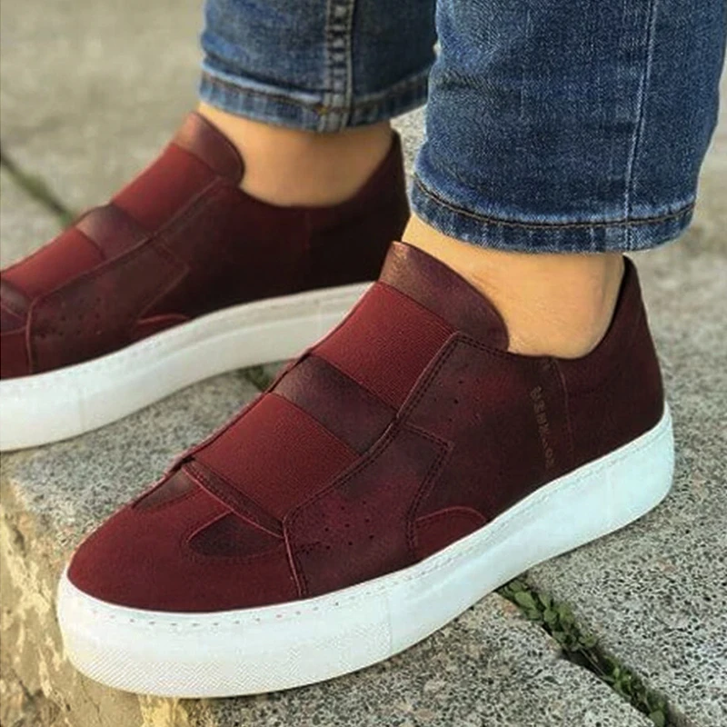 Chekich Men Casual Shoes for Men Sport High Sole Shoes Lace-up Men Sneakers Shoes Comfortable Flexible Fashion Style Leather Wedding Classic Shoes Breathable Walking Running Sneakers Tenis Zapatillas Hombre CH033