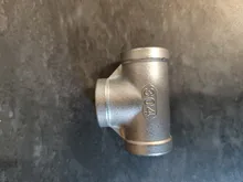 T-Pipe-Fitting Threaded Stainless-Steel Female BSP SS304 3-Way 3/8-1-1/4-1-2-