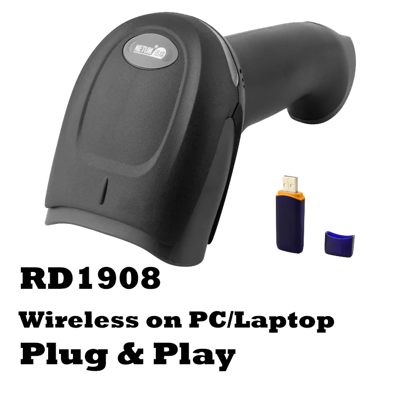 

RD1908 Wireless Barcode Scanner Handheld Barcode Reader
