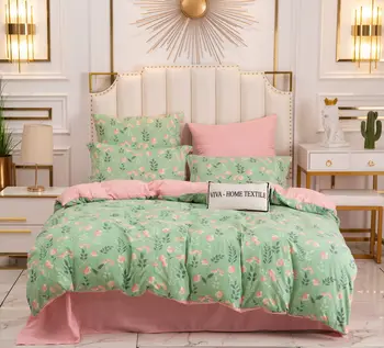 

Bed linen satin embroidery cn118