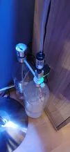 Kit de sistema generador de CO2 para acuario, conjunto de difusor y regulador de CO2 con válvula, atomizador de burbujas y tanque solenoide para peces y plantas