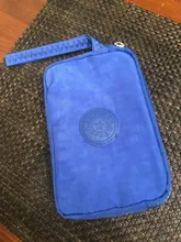 Bolso de mano con 3 cremalleras para mujer, Cartera de marca de carteras, monedero para llaves y tarjetas, monedero corto de lona para mujer y Niña