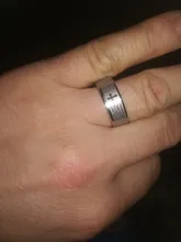 ELSEMODE de acero de titanio de la Iglesia Ortodoxa Rusa de las escrituras de la Biblia del señor Cruz con oración anillos para los hombres y las mujeres joyería cristiana