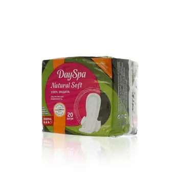 

Women's sanitary pads day spa ultra "natural soft" normal 20 PCs.