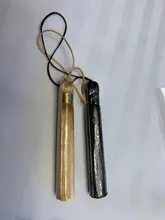 10 Uds. De accesorios para colgantes de cepillo de flecos para pendientes DIY, fabricación de joyas, borla de satén de seda de 8cm, proveedor de accesorios para Artesanías hechas a mano