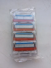 4 unids/lote cuchillas de afeitar 5 capa de hojas de afeitar para Gilettee de energía de fusión de afeitar cuchillas Gillette Proglide máquina