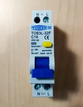 Differential Circuit-Breaker RCBO Residual-Current Over-Current-Leakage-Protection 18MM