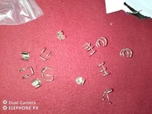 12 unids/set de oro de moda Color puños de oído hoja pendientes de Clip pendientes largos aretes pendientes para las mujeres los escaladores sin Piercing falso cartílago accesorios de aretes de regalo