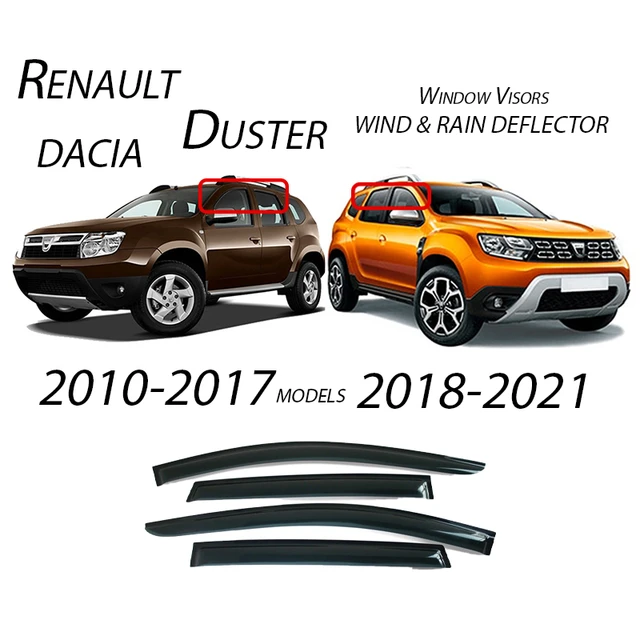 Deflecteurs d'Air déflecteurs de vent Compatible avec Renault