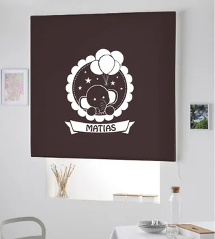 

Blind Iroa customizable Child/Elephant Matias! ROLLER BLINDS TRANSLUCENT! (CHOCOLATE 100X175)