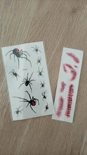 Temporary Tattoo Stickers Scorpion Tatouage Tatuajes Spider Body-Art Halloween Rocooart