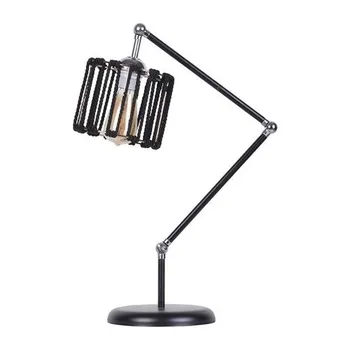 

Clover Lamp Black Foot Black Rope Lampshade