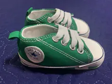 Zapatillas deportivas de lona para bebés, zapatos para recién nacidos, de primeros pasos, antideslizantes de suela blanda