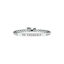 

KIDULT 316L STAINLESS STEEL BRACELET, "BE YOURSELF" 731375-PHYLOSOPHY