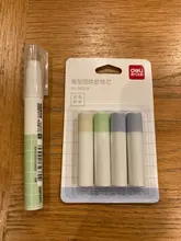 Sharkbang 1PC + 4CS recarga creativo reemplazable Tipo de rotulador de pegamento conjunto accesorios portátiles de la Oficina de la Escuela de papelería