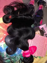 Perstar onda del cuerpo mechones de cabello humano postizo mechones brasileño extensiones de tejido de cabello 1/3/4 Uds Remy extensiones de la onda del cuerpo del pelo 8-28 pulgadas