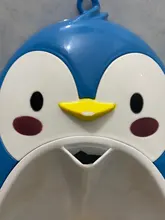 Orinal para bebé de 8M a 6y pingüino, orinal de entrenamiento para niños, soporte con gancho para hacer pis