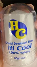 Desodorante de cristal de 60g para hombres y mujeres, palo de alumbre, eliminador de olor de axila corporal, antitranspirante, palo desodorante indefinido