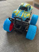 Camión verde de inercia para niños, SUV, vehículos de fricción, coche súper Blaze, juguete de regalo